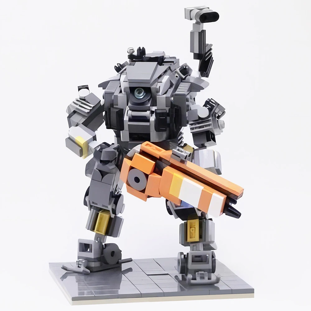 MOC ионный класс Titas Mecha робот, набор строительных блоков, игра Titanfalleds 2, пионер, Титан FS-1041, боевые подсказки, солдаты, кирпичи, игрушки (art.: 3920cf751ed6f) - 3920cf751ed6f