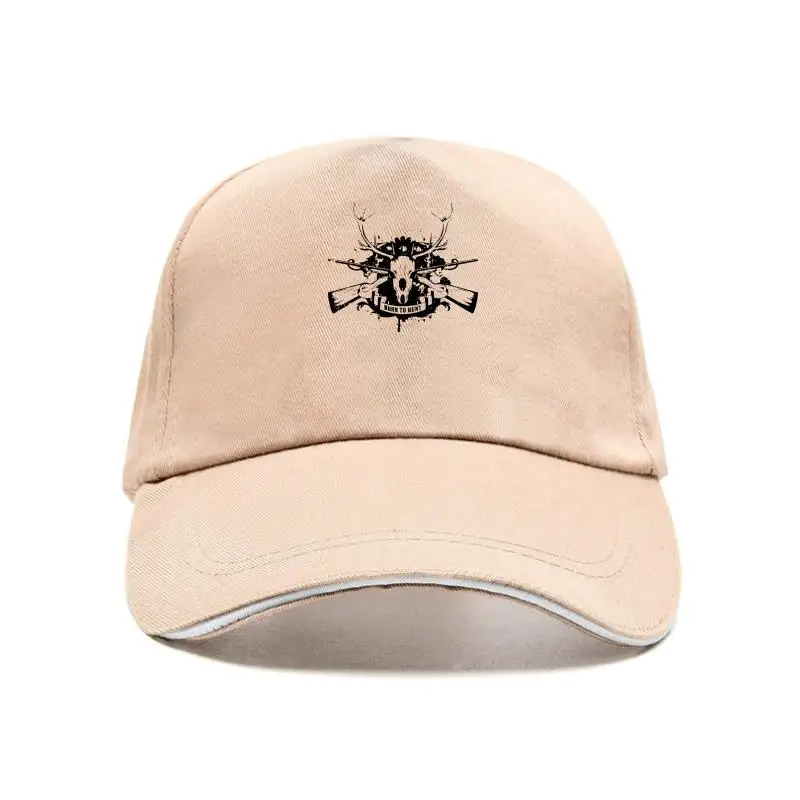 

New cap hat Top uer Coo Funny Baseball CapBORN TO HUNT Baseball Cap Hunter Deer Bear Hunt Rack Rife Gun Baseball Cap