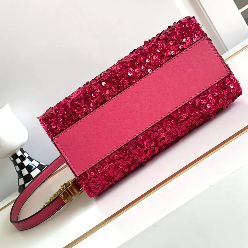 Classic Bead Tote Bag Embroidered Women's Bag 2023 New Fashion Banquet Shoulder Bag Crossbody Bag High Quality Handbag Pures