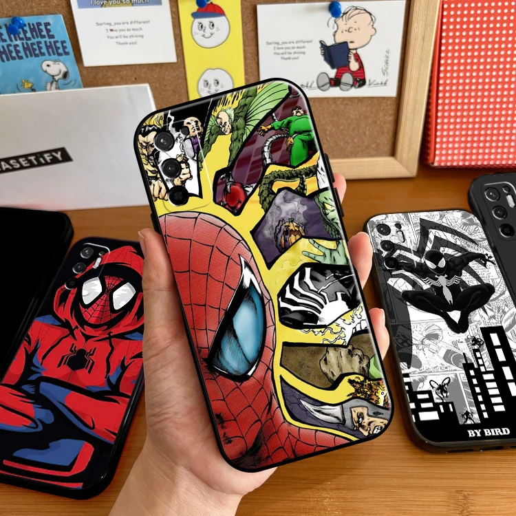 

Venom Iron Man Spiderman Case For Xiaomi Redmi Note 11 11T 11S 10 10S 10T 9 9S 5G Phone Case For Redmi 10 9 9T 9A 9C TPU