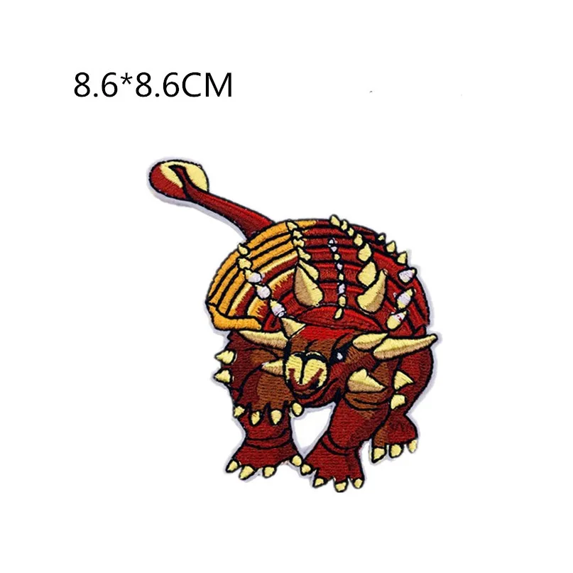 Патчи с вышивкой динозавра патчи для одежды детской в стиле парка Юрского