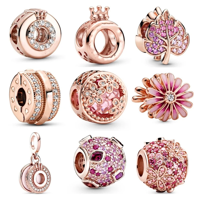 

Браслеты Pandoraer женские из серебра 925 пробы, с бусинами