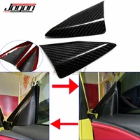Car Interior Window A-Pillar Triangle Cover Trim 100% Real Carbon Fiber For Corvette C8 Stingray Z51 Z06 Sports 2020-2022