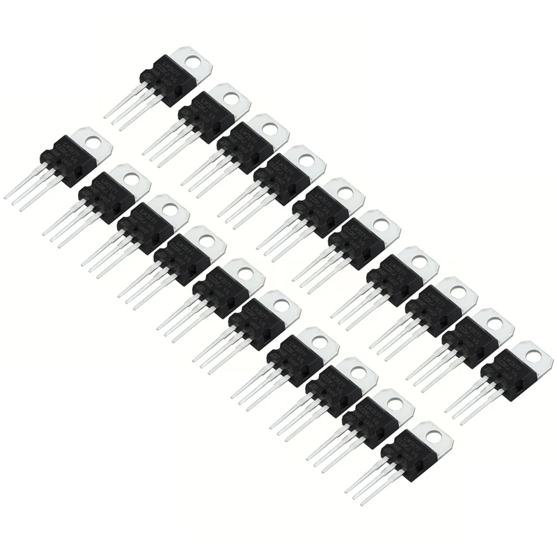 

20 шт./L317/LM317 / LM317T TO220 220в регулятор напряжения для 37 в 1,2 а до черного