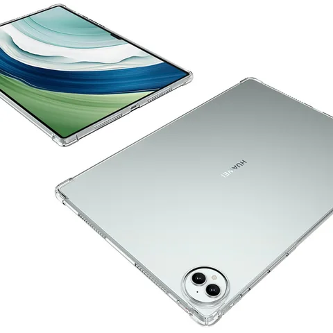 Прозрачный чехол для Huawei MatePad Pro 13,2 дюйма 2023, силиконовый мягкий чехол из ТПУ с подушкой безопасности, противоударный чехол для PCE-W30 PCE-W40