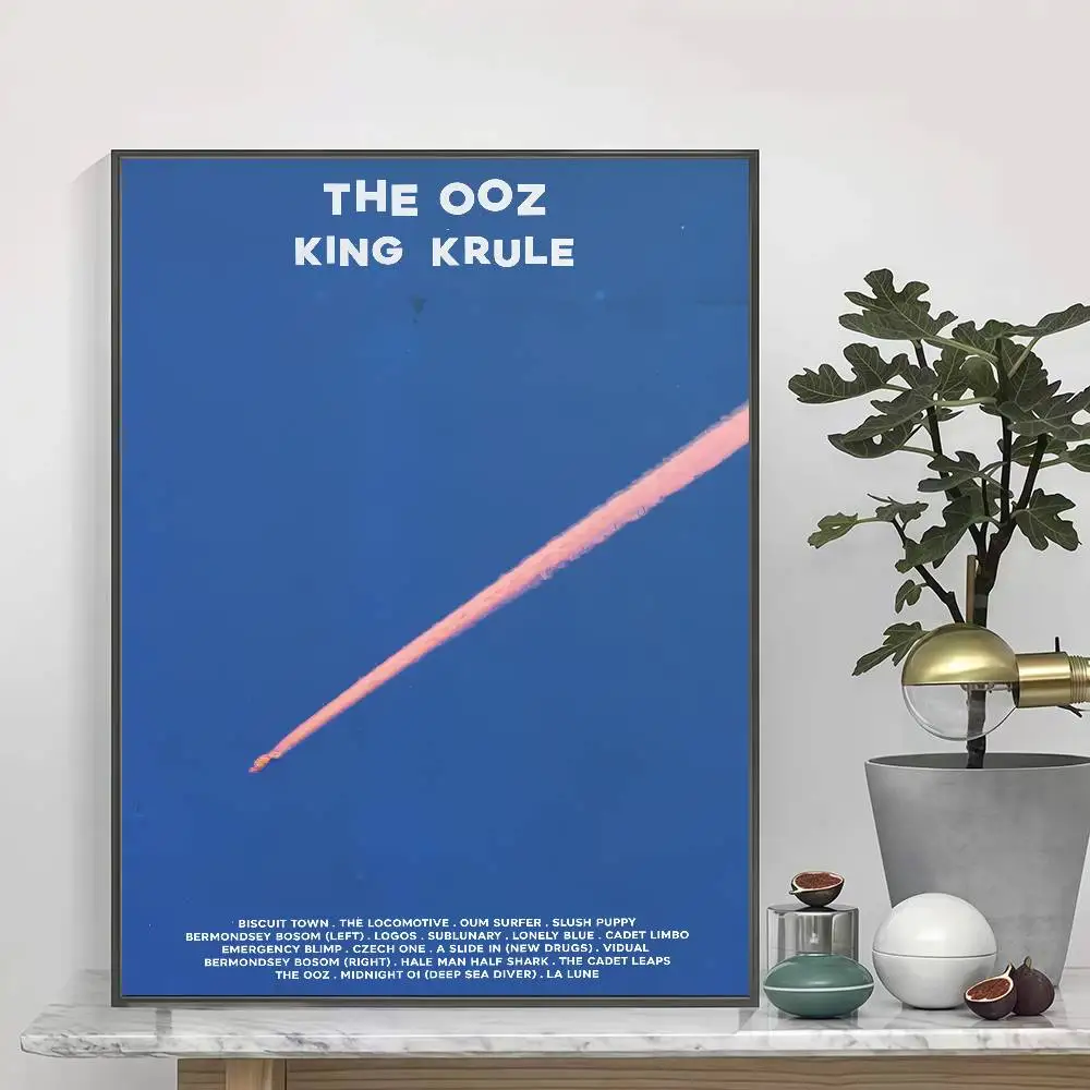 Фото Самоклеящиеся отклеивающиеся постеры K-King Krule 6 Feet Beneath The Moon подходят для безрамного декора стен в комнате. №5