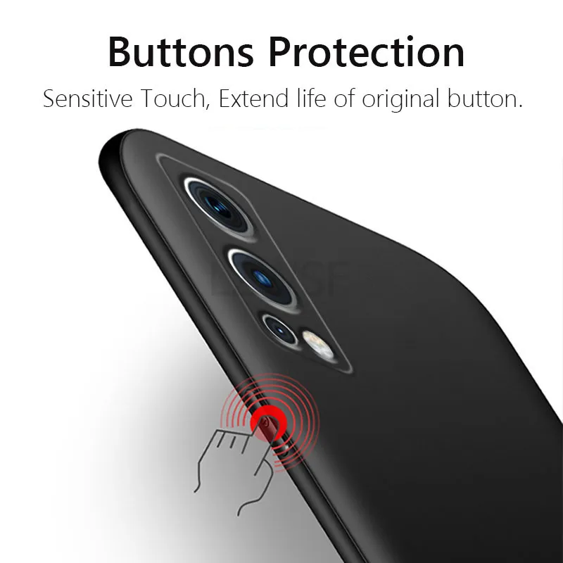 for oneplus nord 2 5g case simple matte soft silicone back cover for one plus nord 2 5g n200 phone case free global shipping
