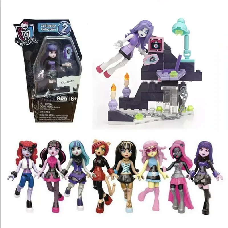 

Monster High Mini Doll Anime Figure Cute Toys MIni Doll Action Figures Monster High Figurines Collectible Toys for Kids Gifts