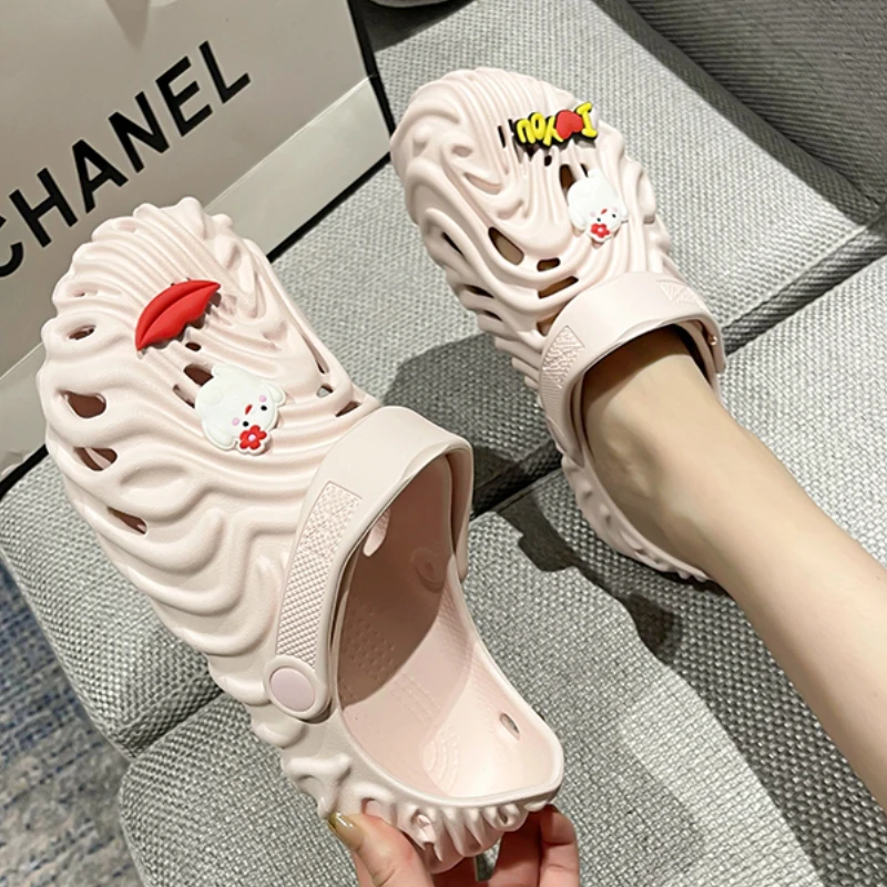 

Сандалии пляжные водонепроницаемые для мужчин и женщин, дизайнерские тапочки, сланцы, летняя обувь