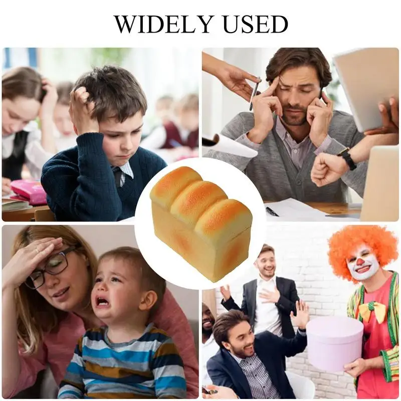 

Сжимаемая игрушка «Хлеб», повышающая стресс, игрушка «Хлеб», моделирование сенсорных игрушек-непоседа, игрушки для снятия стресса, пародия, дразнящая людей, рабочий стол