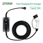 Зарядное устройство для электромобилей типа 2, 16 А, напряжение 62196 в с вилкой Schuko