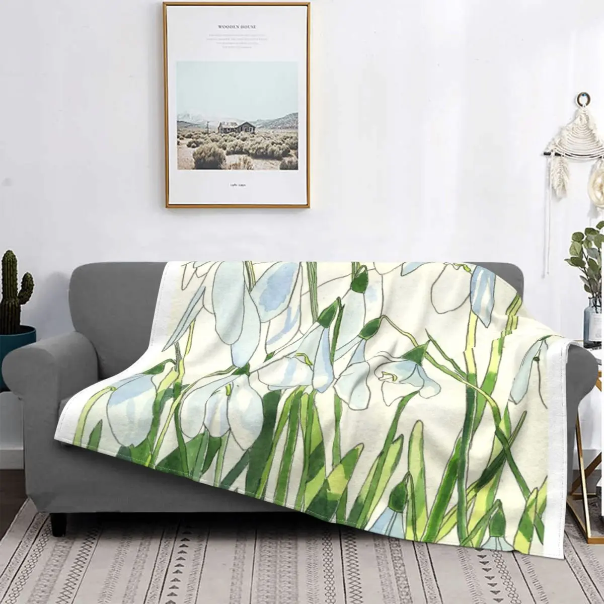 

Manta de pintura con acuarela, colcha a cuadros para cama, edredones de pícnic a cuadros, colcha de verano, 220x240