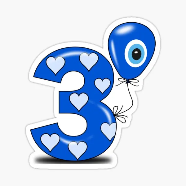 

3 Age Nazar Sticker Sticker Sticker 20 cm