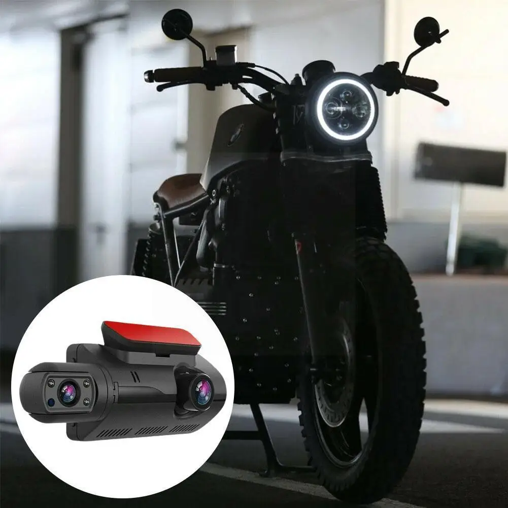 

HD 1080P Car Video Recorder Dual Camera Lens 3 Inch IPS Loop Cam Recording Automatic Screen Vision Night G-sensor Dash DVR A5N4