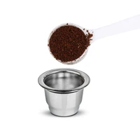 reusable coffee capsule stainless steel filters for nespresso u citiz pixie le cube maestria lattissima nesspresso essenza