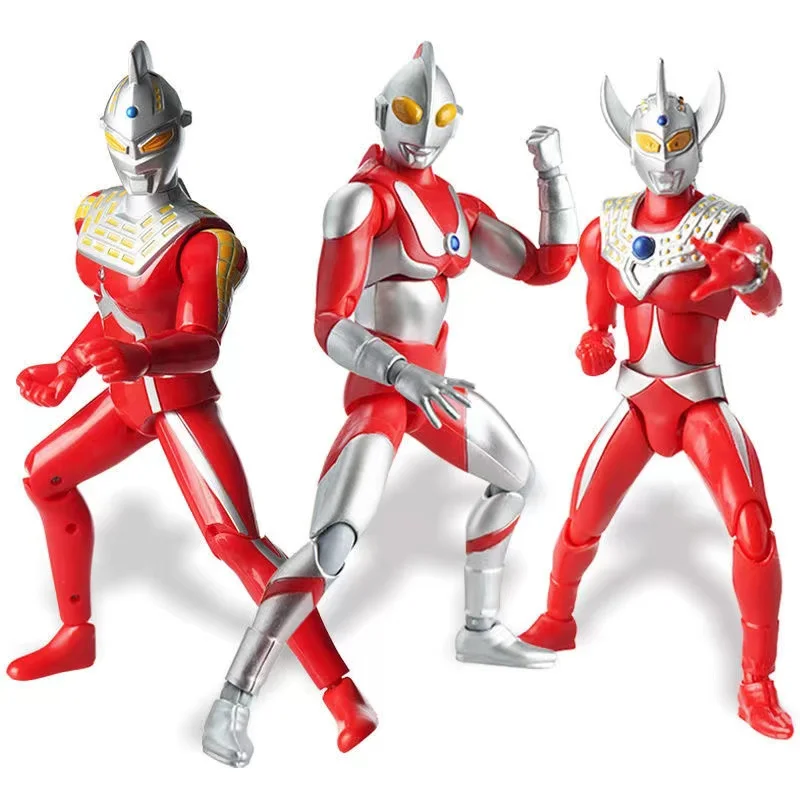 

Sell like hot cakes Ultraman Taro Seven Jack Cute Action Figures plastic Doll Collection Model toy Holiday boy's gifts