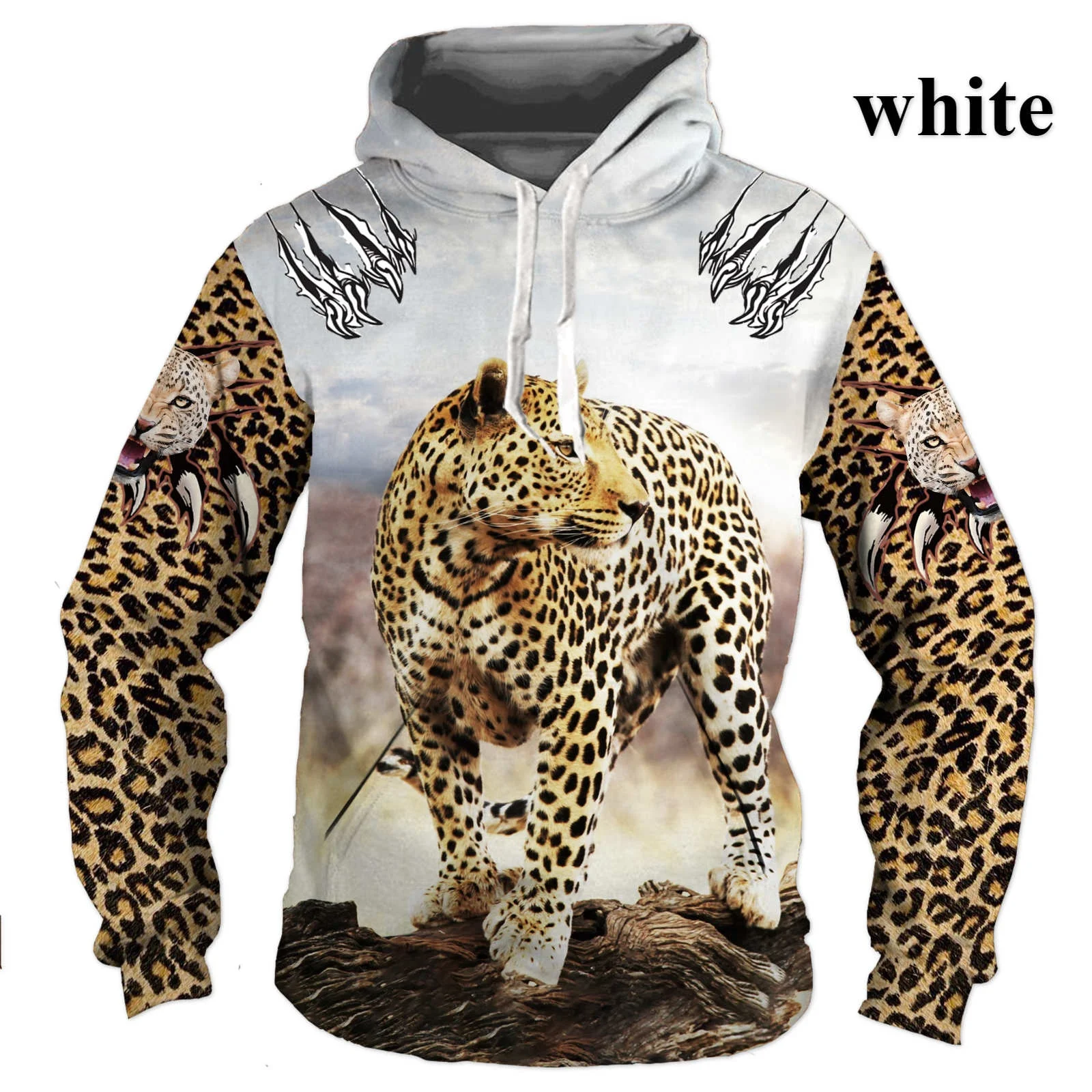 New Arrival Leopard Tiger 3D Printed Hooded Sweatshirts Men Women Fashion Snake Streetwear Hoodie Casual  Hoodies