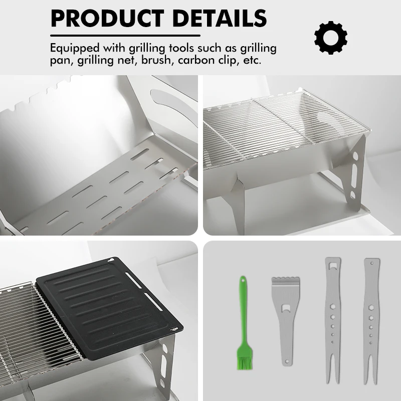 Портативная дровяная плита KingGear