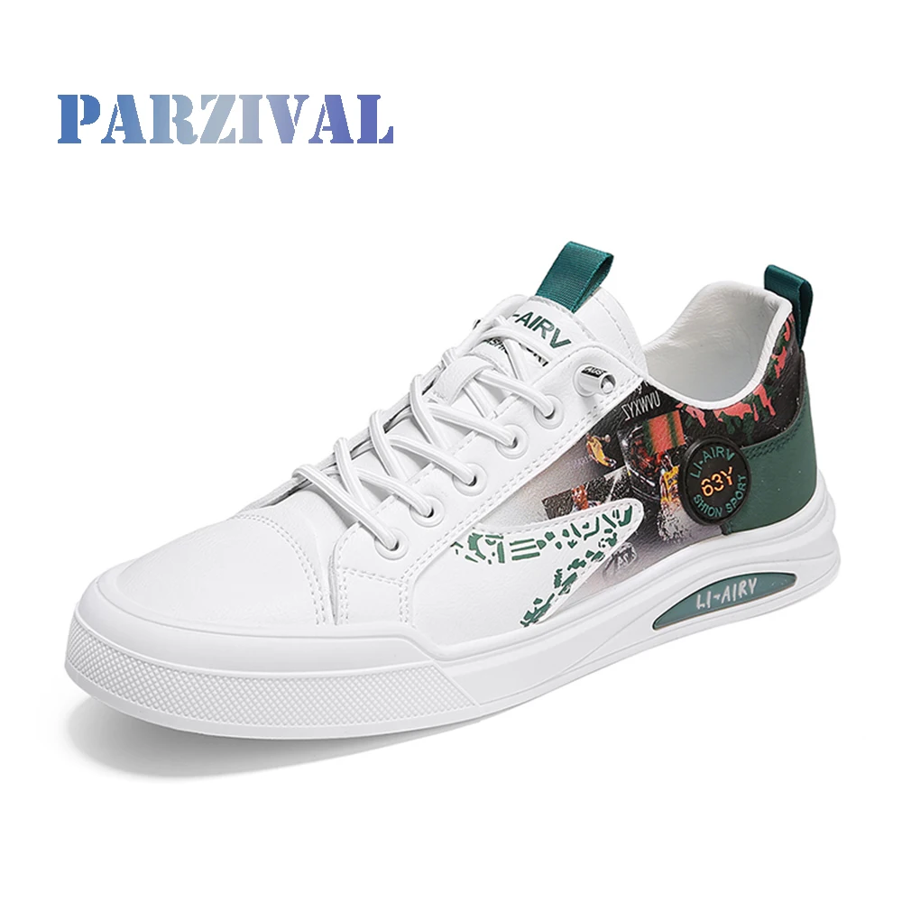 

PARZIVAL Мужская Весенняя повседневная обувь, кроссовки с низким верхом, Вулканизированная обувь, дышащая мужская обувь для тенниса