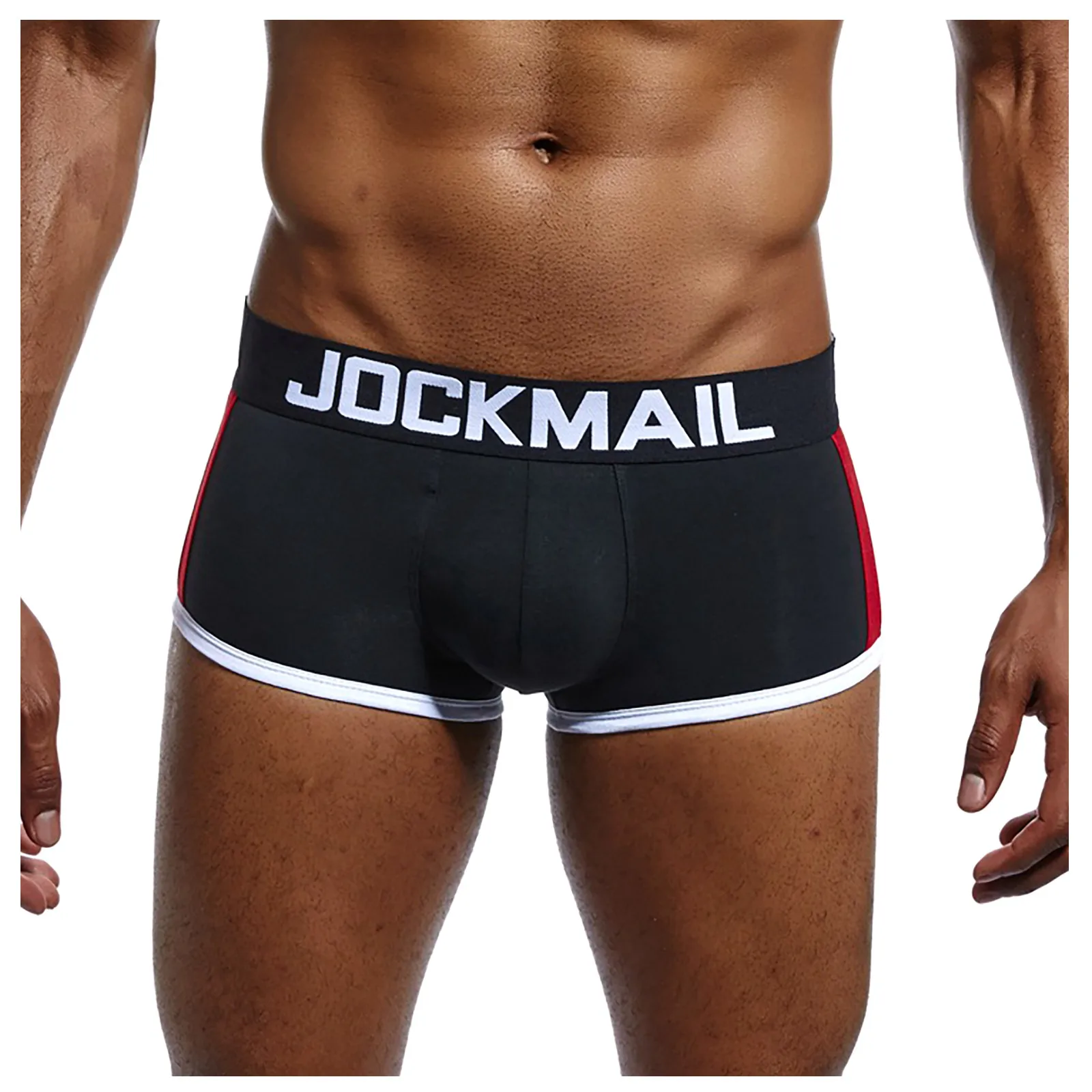 

JOCKMAIL New Sexy Men Underwear Boxer Breathable Mesh boxershorts men Male Underpants cueca Gay penis pouch Panties Mens Trunks