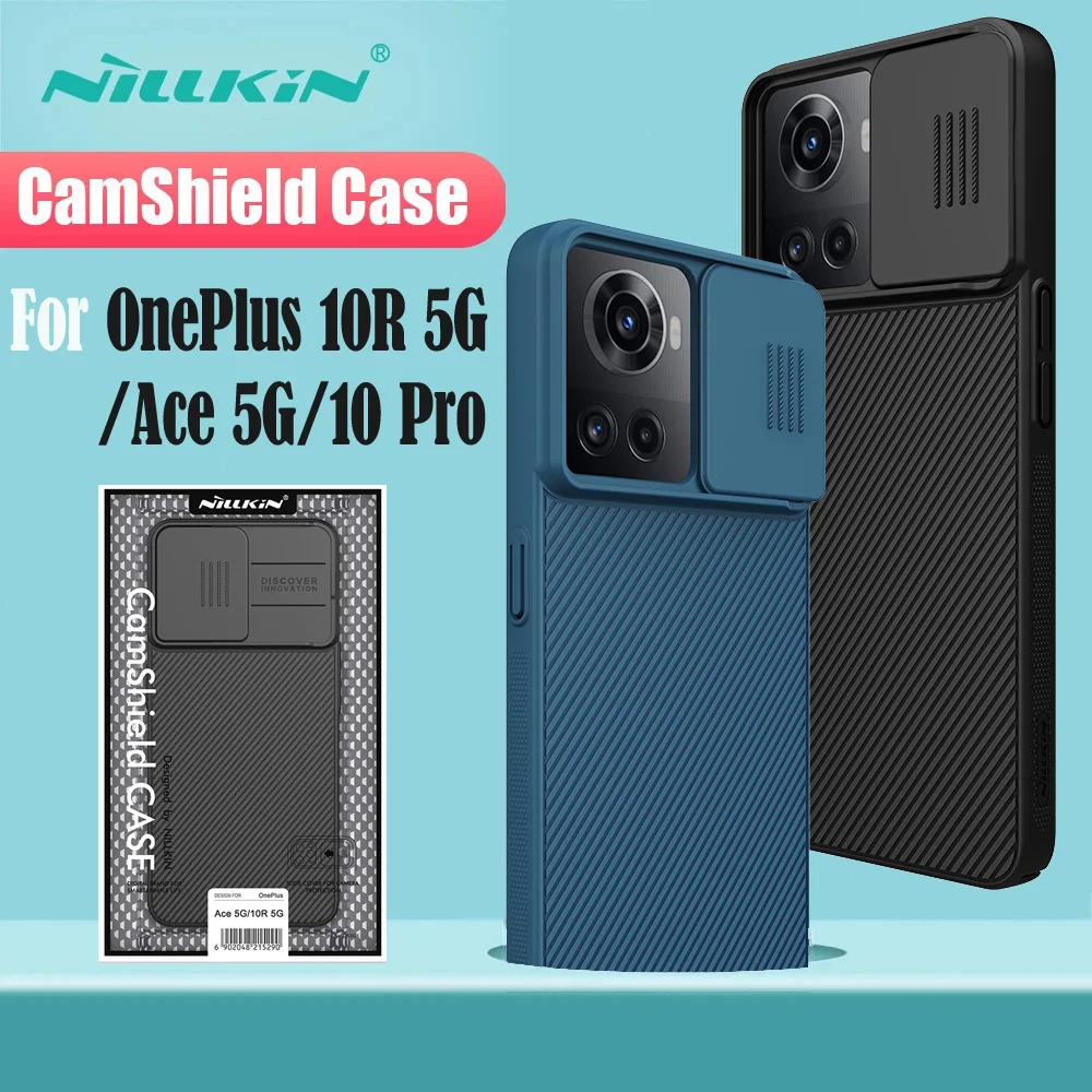 

NILLKIN для OnePlus 10R 5G / 1 + 10 Pro Чехол CamShield чехол слайд-камера объектив Защита для конфиденциальности задняя крышка для One Plus