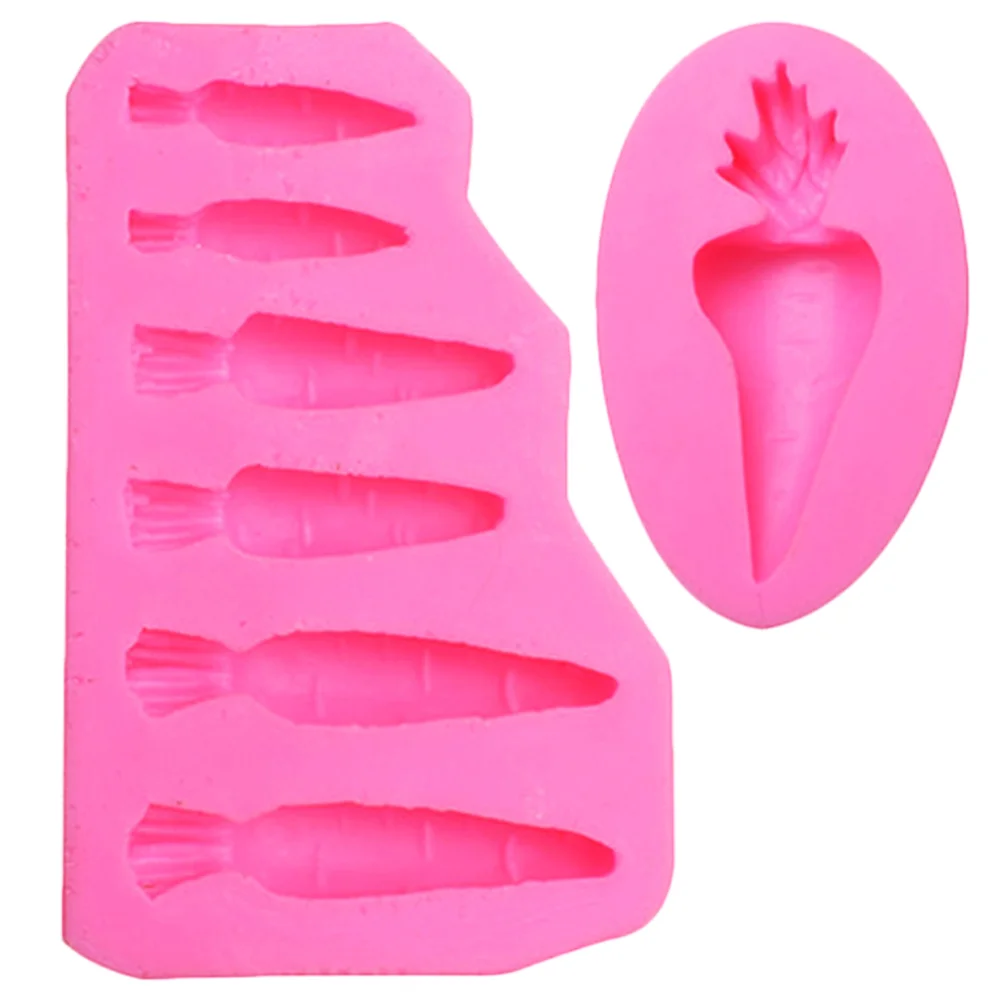 

Molds Silicone Easter Carrot Candy Tray Fondant Cookie Chocolate Cake Gummies Ice Soap Jelly Rabbit Egg Shaped Bunny Mould