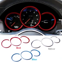 abs car front dashboard console decorative ring trim fit for porsche macan cayenne panamera 911 auto interior accessories