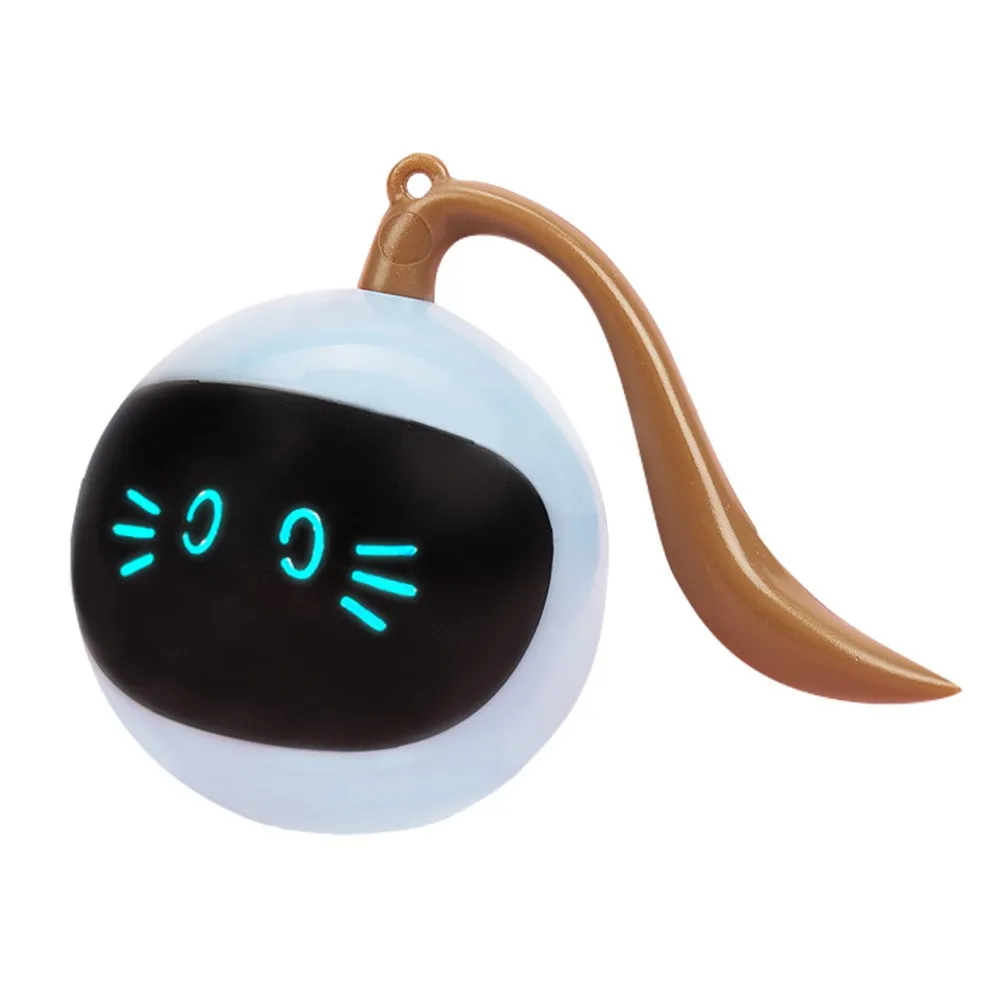 

Automatic Cat Ball Toys Interactive Electric USB Rechargeable Self Rotating Indoor Teaser Selfplay Exercise Toys