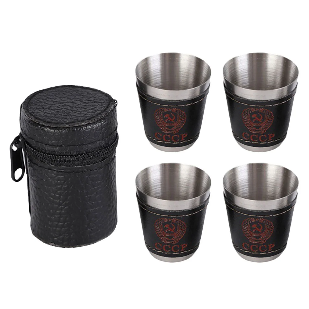 

Cup Cups Shot Steel Stainless Metalmug Drinking Glasses Coffee Camping Glasstea Travel Espresso Goblet Beer Vessel Whiskey