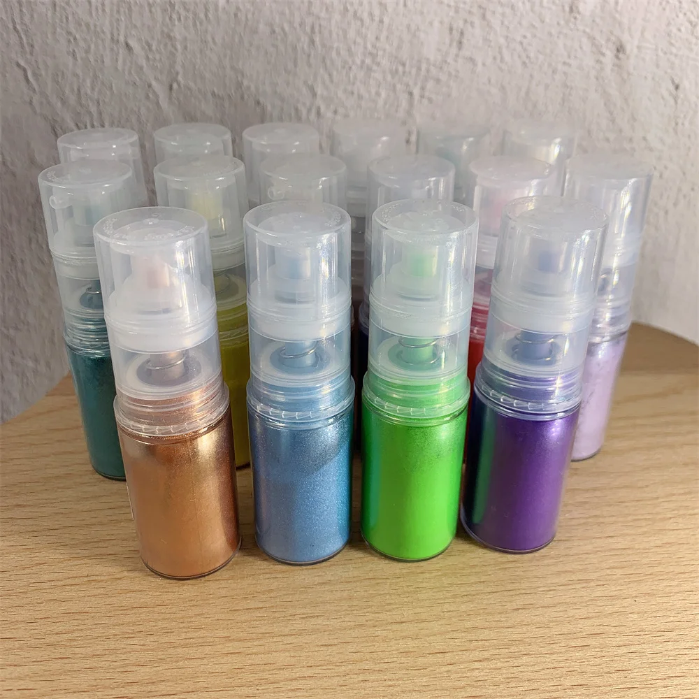 Мерцающая серебряная и Золотая пудра в форме мусса распылитель для выпечки