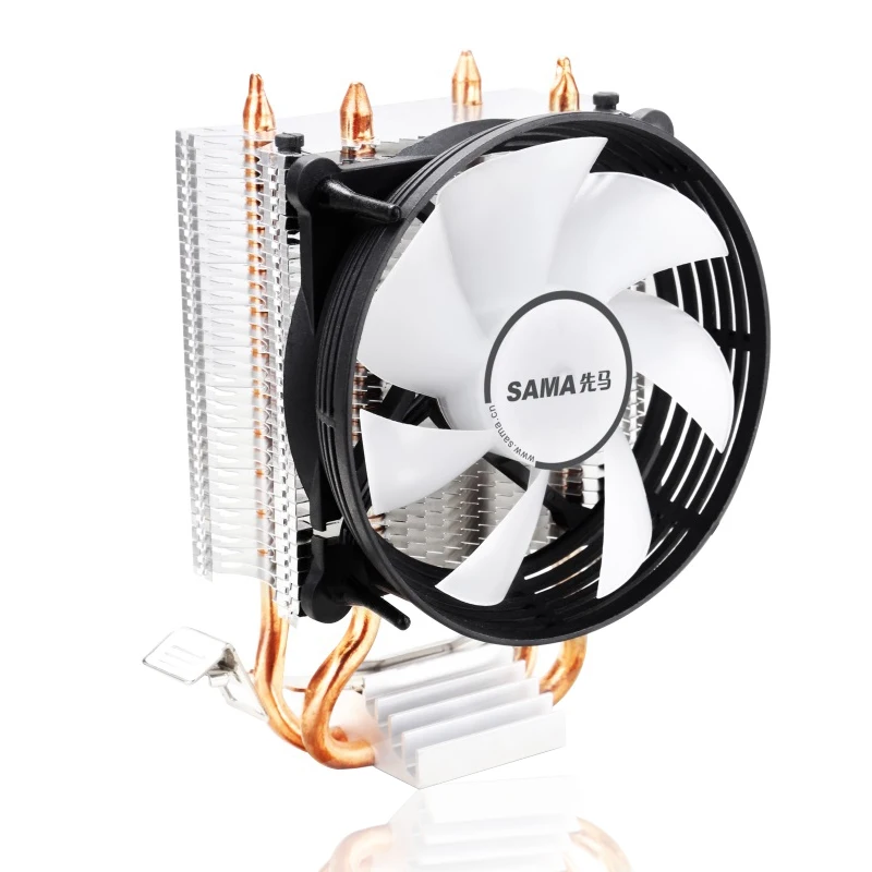 Кулер для процессора SAMA 75 Вт TDP 2 с тепловой трубкой 120 мм кулер высоким объемом