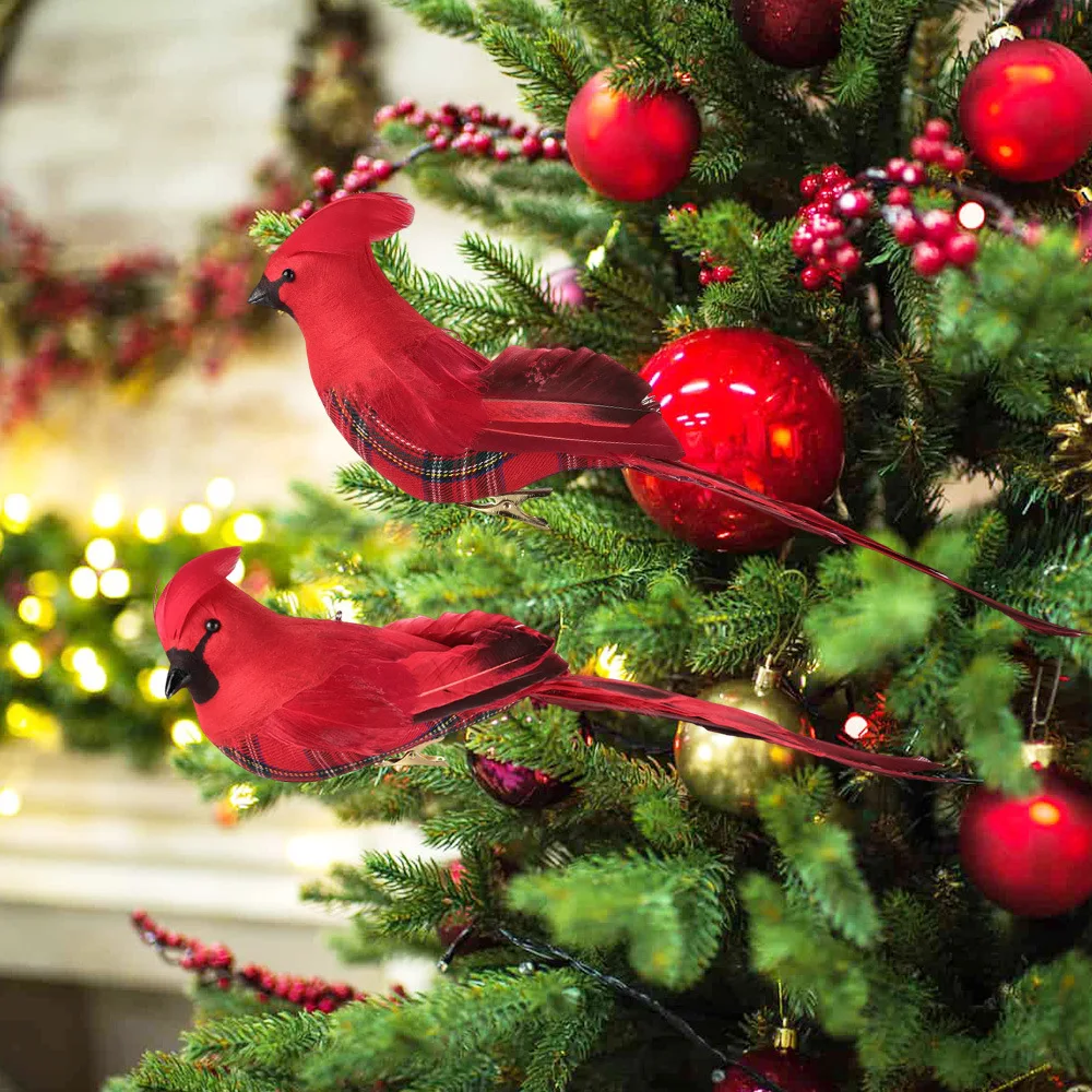 Креативный красный зажим Епископ на Рождественское украшение