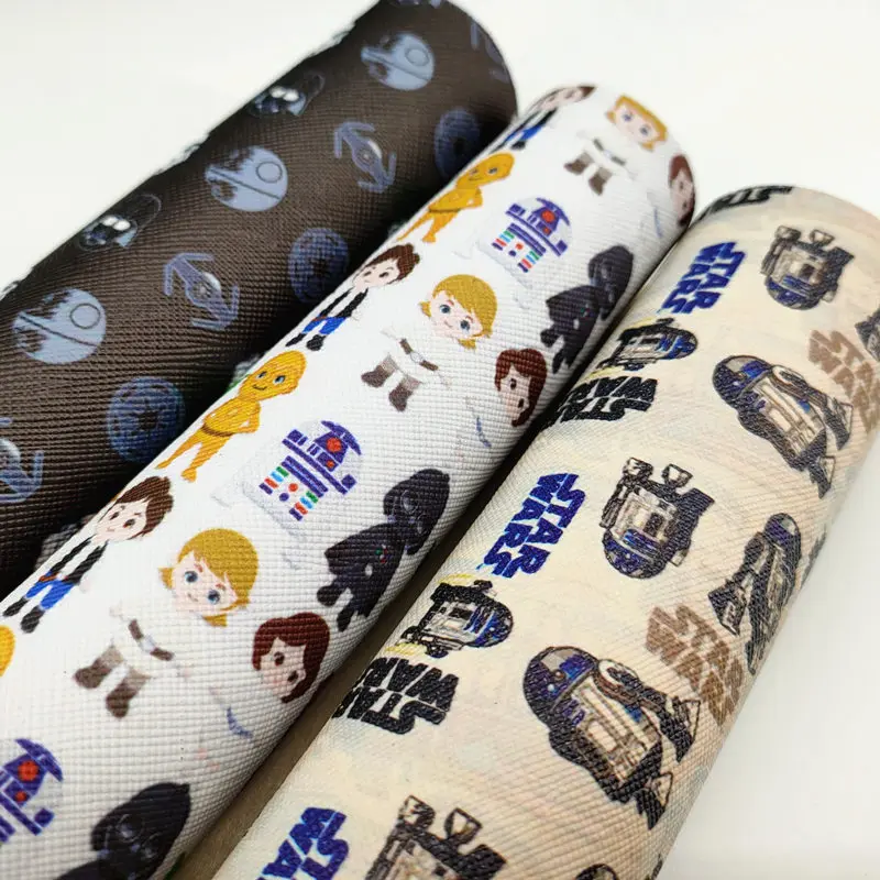 20*134 см виниловый рулон Звездные войны с мультяшным принтом искусственная