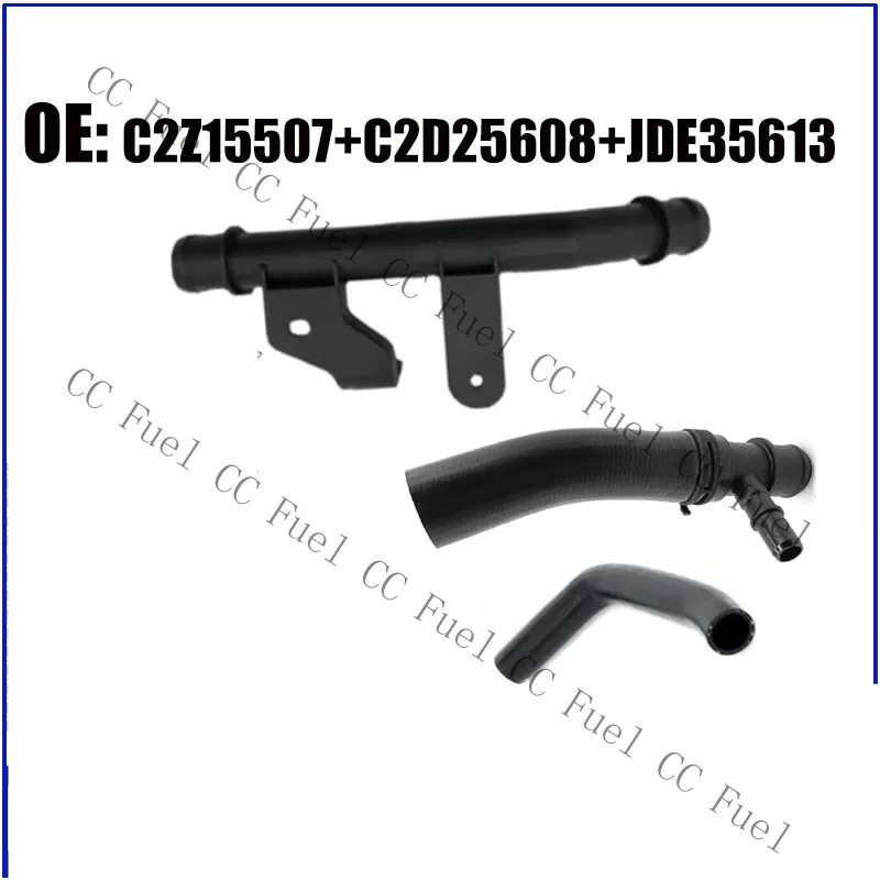 Фото Комплект из 3-х водяных шлангов C+ для JAGUAR XF XJ XE RANGE F-PACE JDE35613 C2D25608 №1