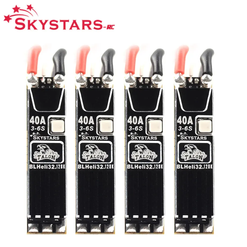 Skystars Talon 40A тонкий blheli _ 32 128K MCU 3-6S бесщеточный ESC для QAV 170-330 RC для FPV Racer RC модели аксессуары серии Хорошие Запчасти