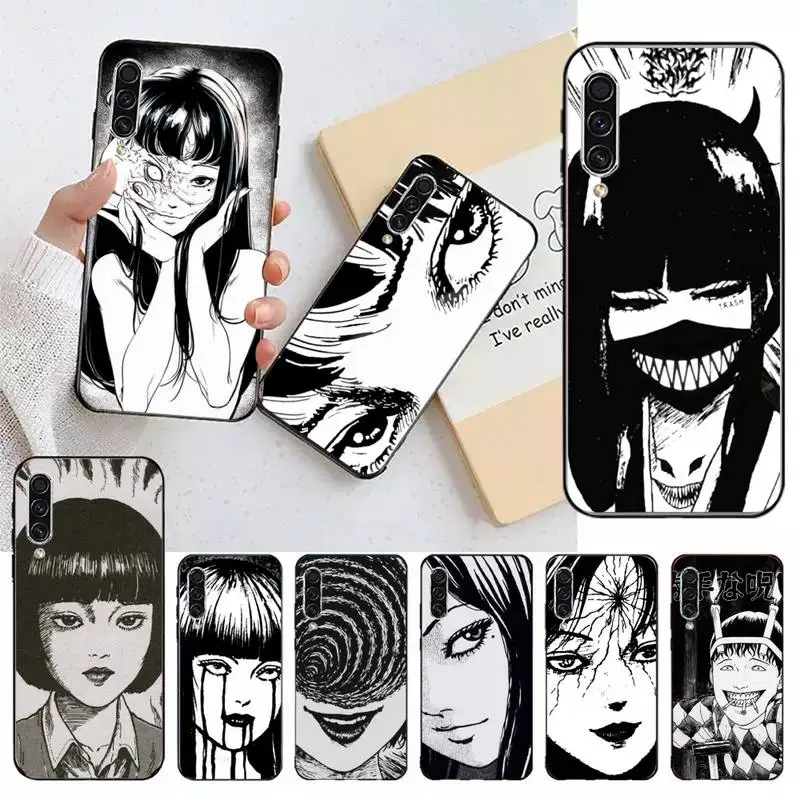 

junji ito horror anime Phone Case For Samsung galaxy A S note 10 12 20 32 40 50 51 52 70 71 72 21 fe s ultra plus