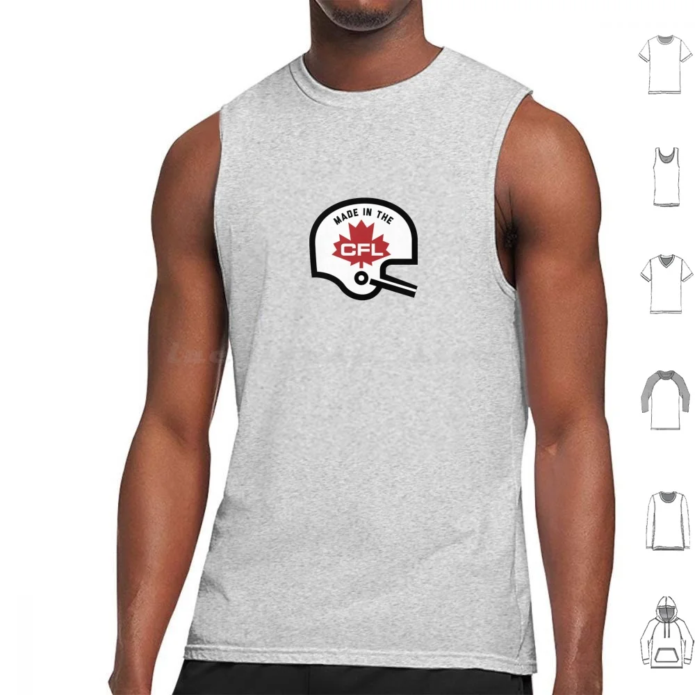

Made In The Tank Tops Vest Sleeveless Canada Canadian Football Canadian Football League Football Riders Roughriders Bclions