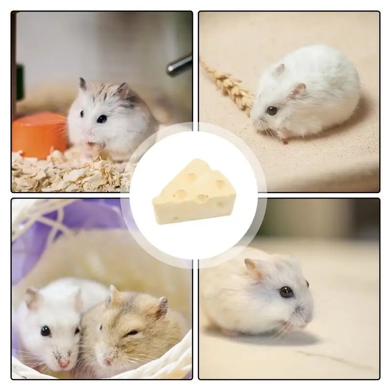 Камни для шлифования кальция хомяков форма сыра камень жувания игрушки жевания