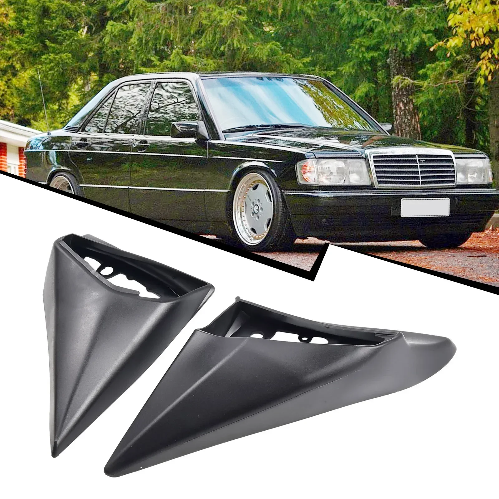 A 1248100879 Зеркальные резиновые уплотнения автомобиля 2x 1248101616 Аксессуары Черные