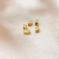 10pcs 20pcs 18k gold plated diamond %e3%80%81rhombus%e3%80%81 spacer beads for jewelry diy accessories