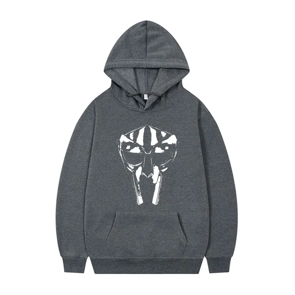 Лимитированная толстовка с изображением рэпера Mf Doom металлической маской и