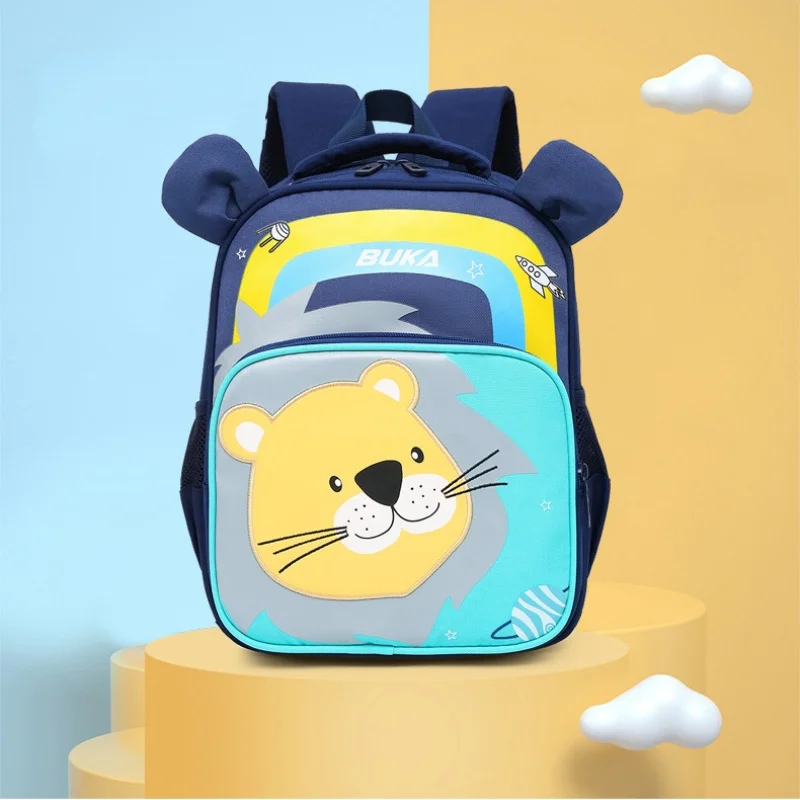 Cute Girls Rabbit Boys Lion Small Schoolbags In Kindergarten New Children Cartoon Animal Backpacks Baby Fashion Snack Bag Hot