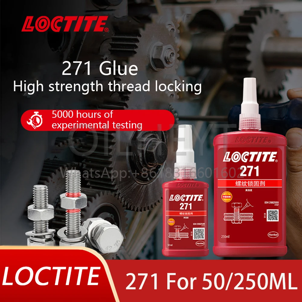 Loctite 271 средство для отверждения резьбы с винтовым клеем высокопрочный