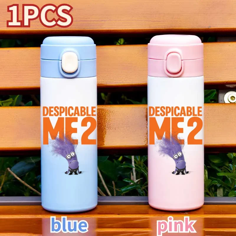 420 мл мультфильм миньоны 304 чашка для воды из нержавеющей стали офис герметичная