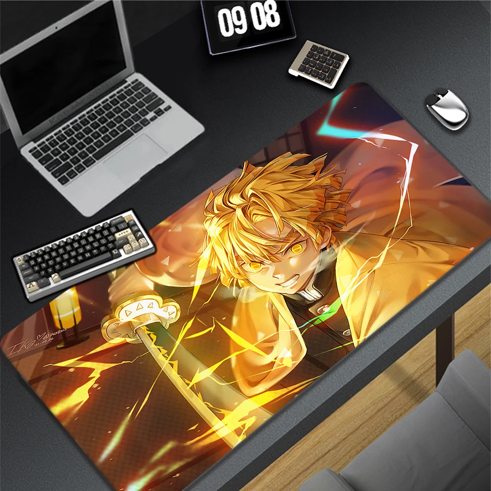 

Demon Slayer Kimetsu no Yaiba Mouse Pad Gamer Carpet Pc Mousepad HD Print Gaming Keyboard Mat XXL Mousepads Table Mat Desk Mats