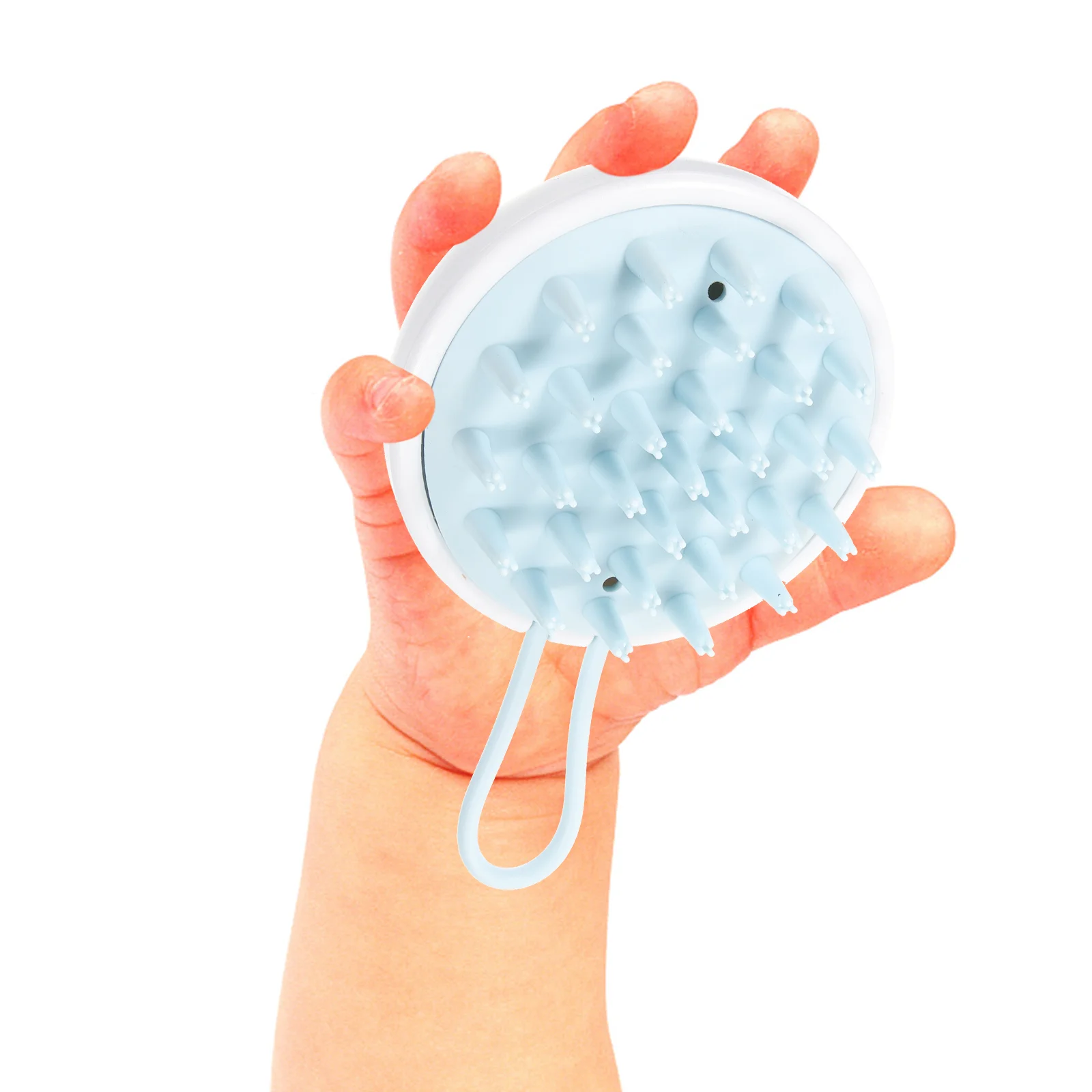 

Scalp Massage Brush Massager Shower Hair Head Scrubber Washing Care Shampoo Exfoliator