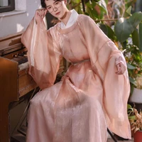 2022 chinese vintage men hanfu robe lace chiffon robe oriental wide sleeve hanfu robe cosplay hanfu man clothes ancient clothing
