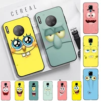 bandai spongebob face phone case for huawei mate 20 10 9 40 30 lite pro x nova 2 3i 7se