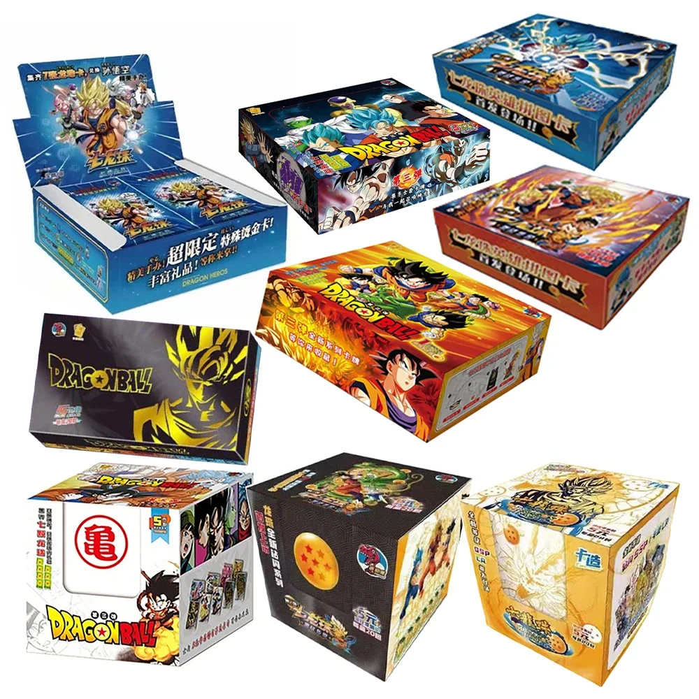 

Dragon Ball Card Deluxe Collector's Edition Anime Character Son Goku Card Rare Bronzing SP Flash Card SSR Gold Card Kids Gifts