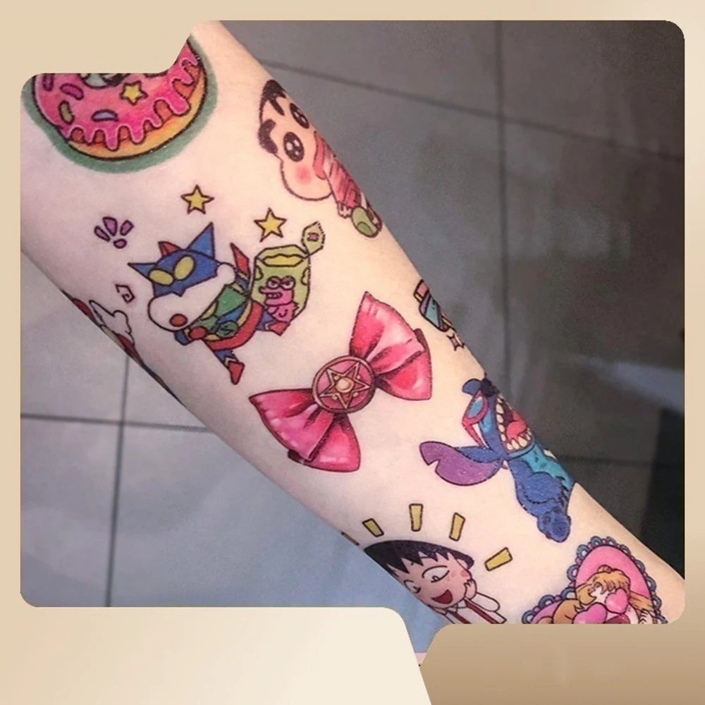 32 шт./набор Детские Мультяшные татуировки